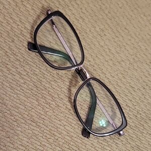 Modern Black and Silver Glasses